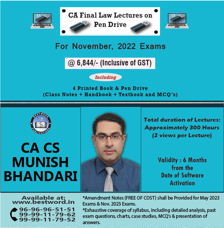 pen-drive-lectures-for-ca-final-law-–-by-ca-cs-munish-bhandari---for-november-2022-exams-(corporate-and-economic-laws)